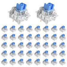 Outemu 20 Pcs Keyboard Clickers for 3D Prints,Clicky Blue Keyboard Switches picture