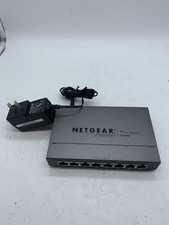 NETGEAR ProSafe GS108E V2 8Port Gigabit Ethernet Switch w/ Adapter ~ FREE S/H picture