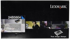 Original Lexmark 24B5804 Cyan Toner. New Sealed Box, We Ship Fast picture