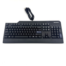 Lenovo SK-8825 USB Wired Full Size Keyboard Black picture
