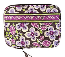 Vera Bradley Plum Petals Tablet iPad Sleeve Case Purple Floral Quilted Retired picture