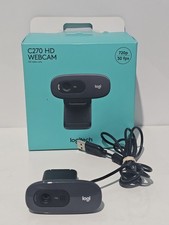 Logitech C270 Desktop or Laptop Webcam HD 720p Widescreen in Original Box picture