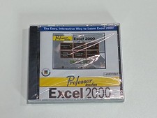 Professor Teaches Excel 2000 PC Cd-rom Interactive Training Software New Sealed picture