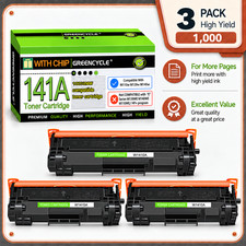 3PK greencycle New Chip 141A W1410A Toner Cartridge for HP M110w MFP M139w M140w picture