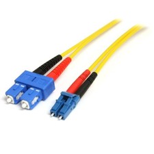 Startech SMFIBLCSC4 4m LC-SC Duplex Fiber Patch Cable Yellow picture