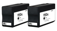 2PK Hi-Yield BK Ink For HP 950 XL OfficeJet Pro 8600 8100 Series 8610 8620 8630 picture