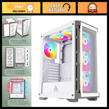 Mid Tower Gaming PC Case - 6x 120MM ARGB Fans, RGB Lighting, Tempered Glass picture