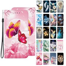 Lion Feather Flower Wallet Cover Case for Motorola Edge 70 G05 G56 G86 G15 E15 picture