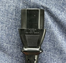 I-SHENG IS-14 and SP-305 Power Cord - Black - Three-Prong 10A 125V For USA picture