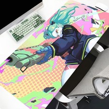Rebecca - Cyberpunk Keyboard Deskmat Large Mouse Mat Locked Edge 60cm x 30cm picture