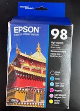 Epson Claria 98 Ink Cartridges 6 Pack Black/Cyan/Yellow/Magenta 3142/OB picture