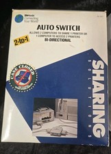 NEW OLD STOCK Sharing Solutions Bi-directional Compact Auto Switch 2-TO-1 VTG 95 picture