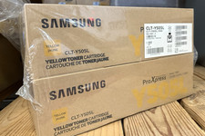 Genuine 4x Samsung CLT-Y505L Yellow Toner Cartridge C2620 C2670 C2680  Sealed picture