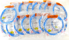 Allen Tel Cat 6 Patch Cable 7-Feet Blue Snagless Boots AT1607-BU, QUANTITY OF 17 picture