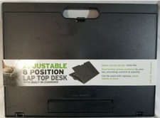 Mind Reader LTADJUST-BLK Adjustable Portable 8 Position Laptop Desk - Black picture