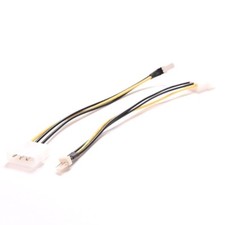 2PCS 4-Pin Molex/IDE to 3-Pin CPU/Case Fan Power Connector Cable Adapter  picture