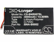 4000mAh Battery for Barnes&Noble BNRV400,BNTV400,NOOK HD 7 tablet,BNA-B0002 3.7V picture