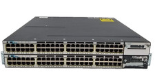 LOT OF 2 Cisco Catalyst 3750X PoE WS-C3750X-48P-S V01/ 1x  02 picture