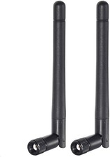 Bingfu Dual Band WiFi 2.4GHz 5GHz 5.8GHz 3dBi MIMO RP-SMA Male Antenna (2-Pack) picture