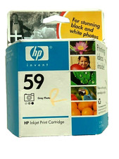  HP 59 C9359A C9359AN Gray Photo Ink Cartridge Sealed Carton 2/2006 New In Box  picture