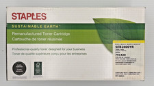 New Staples SEB2600CR Reman Non OEM Toner Cartridge SKU-791417 Yellow HPQ6001A picture