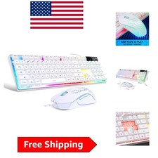 K1 RGB Backlit Keyboard and Mouse Set - Ideal for Gamers & Professionals picture
