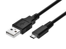 Monoprice USB-A to Micro USB-B 2.0 Cable - 5-Pin  28/28AWG  Black  6ft picture