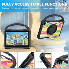 Fire HD 8 Tablet case for Kids 12th/10th Generation,2024/2022 Release, Black picture