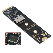 Oculink SFF-8612 to PCI-E 4.0 NVME M.2 M-Key Host Adapter with ReDriver Chipset picture