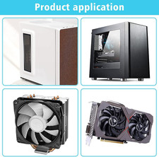 [4 Pack] 240X120Mm PC Case Dust Mesh Filter, Magnetic Frame Computer Fan Dust... picture