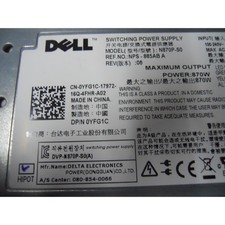 Dell Poweredge R710 T610 870W Power Supply PT164 VT6G4 YFG1C 7NVX8 Fast Shipping picture