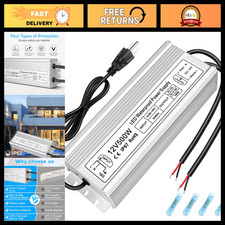 500W 12V Waterproof LED Power Supply, AC to DC Converter, 41.6A Low Voltage Tran picture
