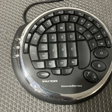 Wolf King Warrior Black DK-2388U USB Gaming Keyboard Tested/Works picture