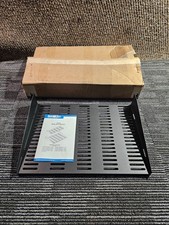 Rack Solutions 2USHL-022HALF-13DV Relay Rack Shelf 13 inch Vented Flanges Down picture