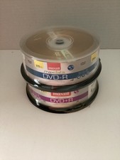 2 x Maxell DVD -R and +R 4.7GB 25 Discs Each Total 50 Discs NEW picture