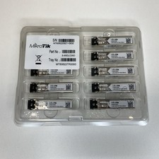 *Lot of 10* New Genuine MikroTik S-85DLC05D - 1000BASE-SX 1.25Gbps 850nm MMF SFP picture