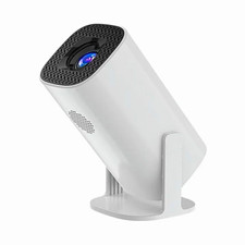 DLP Portable Projector Android 11 WiFi 6 4K Support 720p Auto Keystone White picture