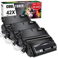 3PK Q5942X 42X Black Laser Toner Cartridges For HP LaserJet 4250 4250n 4350dtn picture