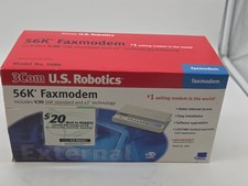 US Robotics Model 5686 3Com 56K Faxmodem External Modem V.90 x2 Technology picture