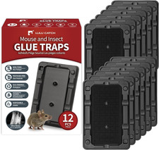 Mouse & Insect Traps 12 Pack, Heavier Sticky Traps with Non-Toxic Glue for Mice picture