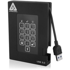 Apricorn Aegis Padlock Fortress 500GB Encrypted USB 3.0 Hard Drive w/ PIN Access picture