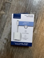 Insignia USB-c Dual Slot Card Reader For Mac & Windows & Chrome  picture