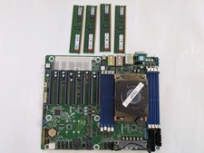 ROMED8-2T ATX motherboard, EPYC 7302p CPU (3GHz), 64GB (4x16GB) DDR4-2933 ECC picture