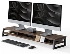Soporte Elevador Doble para Monitor de Escritorio, Soporte para Monitor de Compu picture