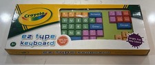 Crayola EZ Type Keyboard Kids Large Multicolor Keys Computer USB Wired 2008 NIB picture