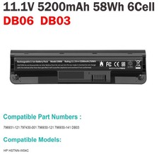 Battery DB03 DB06 For HP ProBook 11 EE G1 G2 HSTNN-W04C 796931-121 5200mAh 11.1V picture