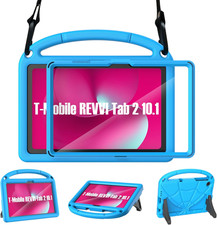 Kids Case for T-Mobile Revvl Tab 2 10.1 Inch (2025 Release) -Blue picture