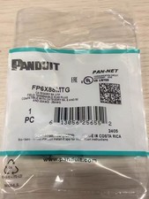 Panduit FP6X88MTG TX6A UTP Cat6a RJ45 Field Terminable Plug 22-26awg  Lot of 10 picture