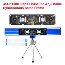 GXIVISION 4MP USB Camera Module Dual Lens Synchronous,MJEG 3840x1080 30fps,3D VR picture