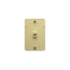 ICC Phone Faceplate - RJ-11 Phone - Ivory (ic630db6iv) picture